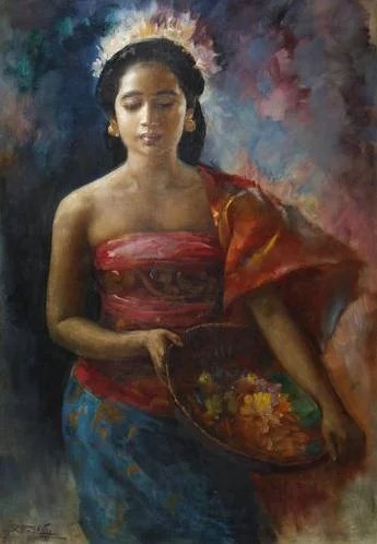 Javanese Girl oleh Basuki Abdullah