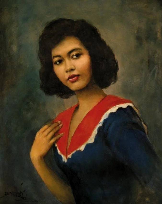 Wajah Model oleh Basuki Abdullah