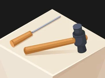 Alat pahat untuk membuat seni patung