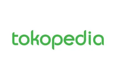 contoh logo teks (logotype): tokopedia