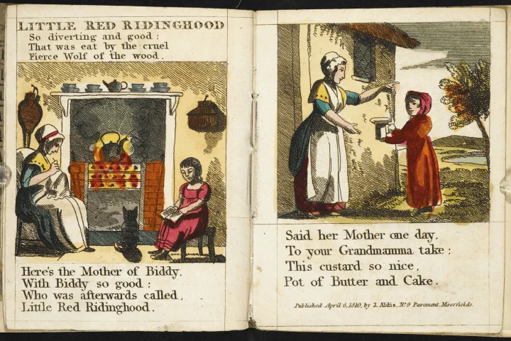 gambar-ilustrasi-dalam-cerita-kerudung-merah-red-riding-hood-contoh