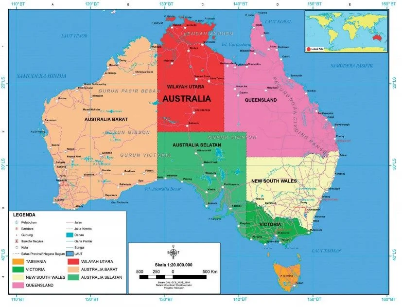 wilayah benua australia