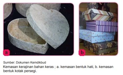 kemasan kerajinan bahan keras