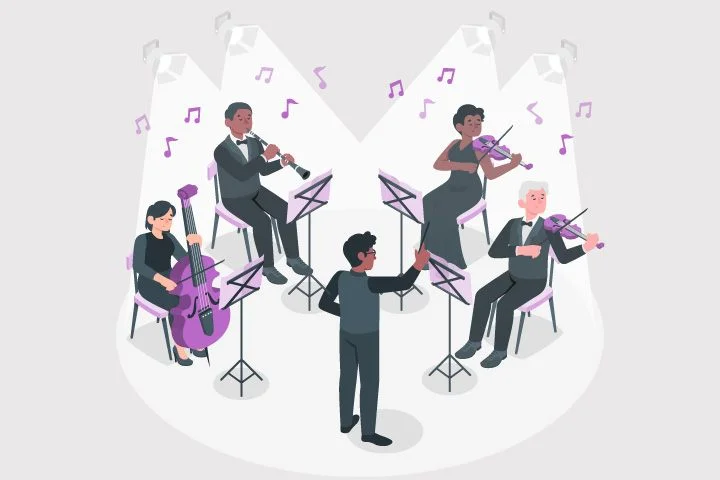 Pertunjukan-Musik-Barat-Teknik,-Organ,-Latihan-Vokal,-Instrumen,-dsb