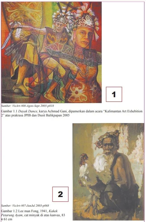 lukisan seni rupa dua dimensi