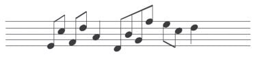 notasi musik instrumentalia