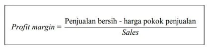 profitabilitas dengan rumus margin laba kotor