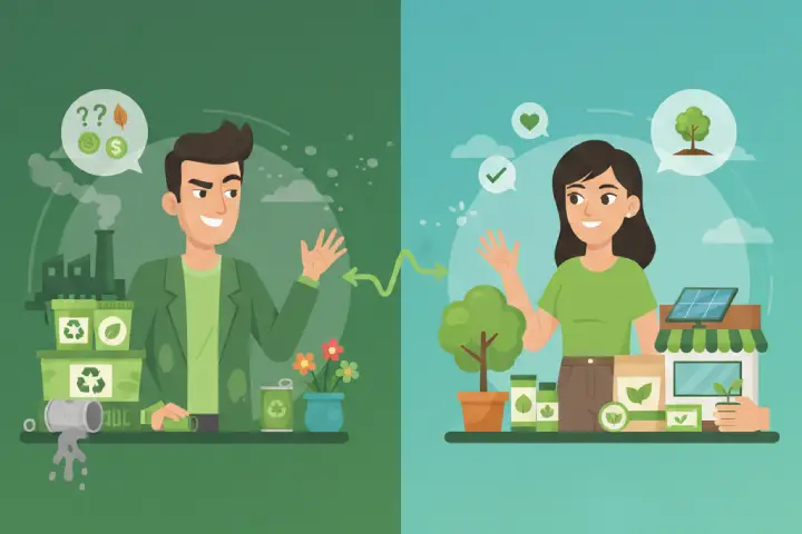 greenwashing vs green business
